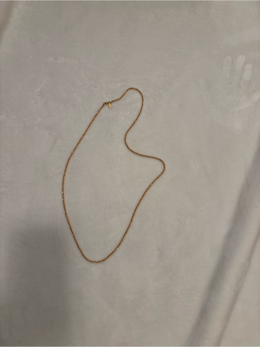 Kenneth Jay Lane Gold Rope Chain Necklace - Picture 2 of 3